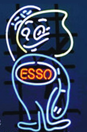 Esso Oil Neon Sign